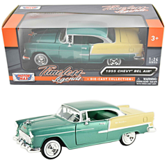 Bil i metal - CHEVY BEL AIR (1955) - 19cm. Legetøj