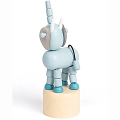 Push-up figur - sjov elefant - Bigjigs. Spielzeug