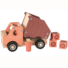 Lastbil i træ - Egmont Toys. Flot legetøj og en fin dåbsgave. 