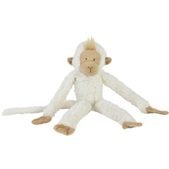 Happy Horse tøjdyr - abe 23 cm - Hanging Monkey no. 1, White. Legetøj, dåbsgave