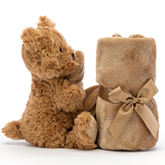 Jellycat nusseklud, bamse - Bartholomew Bear - fin dåbsgave