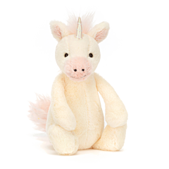 Jellycat tøjdyr - Enhjørning 18 cm - Bashful Unicorn Little. Legetøj, dåbsgave