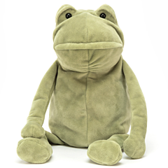 Jellycat Tøjdyr - Frø 33 cm - Fergus Frog. Legetøj, dåbsgave