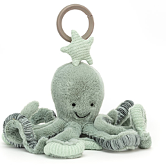 Aktivitetslegetøj - Odyssey Octopus - Jellycat. Sødt babylegetøj