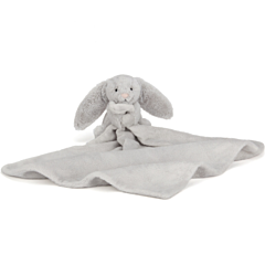 Jellycat nusseklud - Bashful Silver Bunny - dåbsgave