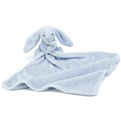 Jellycat nusseklud - Bashful Blue Bunny. Sød dåbsgave
