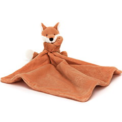 Jellycat nusseklud - Bashful Fox Cub Soother. Dåbsgave