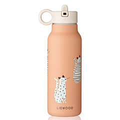 Liewood flaske - Falk water bottle - Cat Tuscany rose - 350 ml 