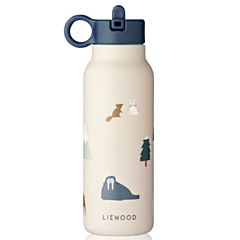 Liewood flaske - Falk water bottle - Polar Sandy - 350 ml 