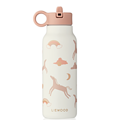 Liewood flaske - Falk water bottle - Dream Ecru - 350 ml 