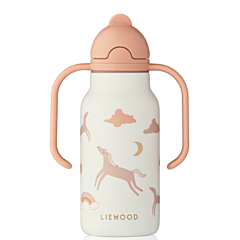 Liewood flaske - Kimmie water bottle - Dream Ecru - 250 ml