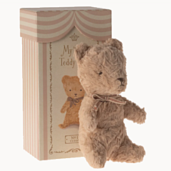 Maileg tøjdyr - My First Teddy in box - Pudder. Dåbsgave, legetøj