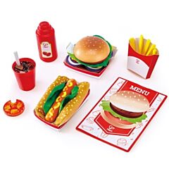 Legemad - hamburger og hotdog - Hape