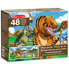 Gulvpuslespil, 48 brikker - Dinosaurernes land - Melissa & Doug. Legetøj