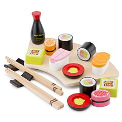 Legemad - sushi sæt i træ - New Classic Toys