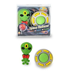 Viskelæder - Space adventure - Alien - 2 stk