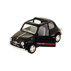 Bil i metal - Fiat 500 - sort